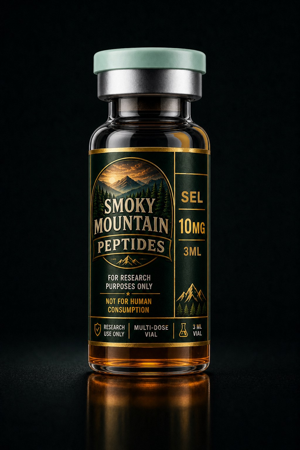 Selank vial mockup