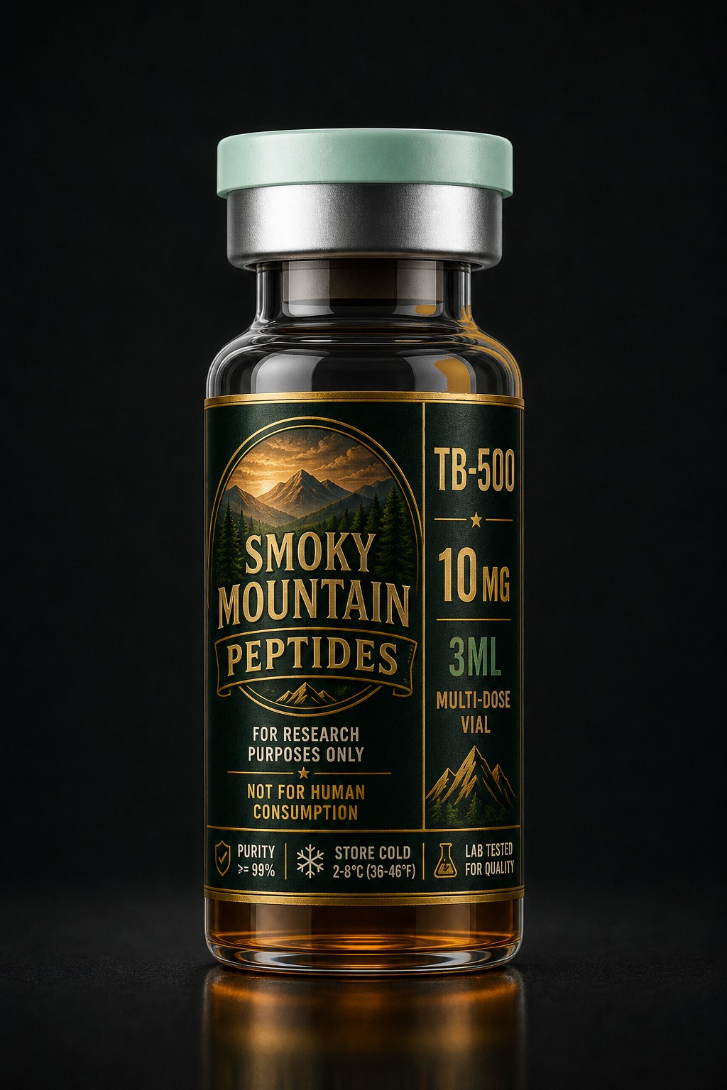 TB-500 vial mockup