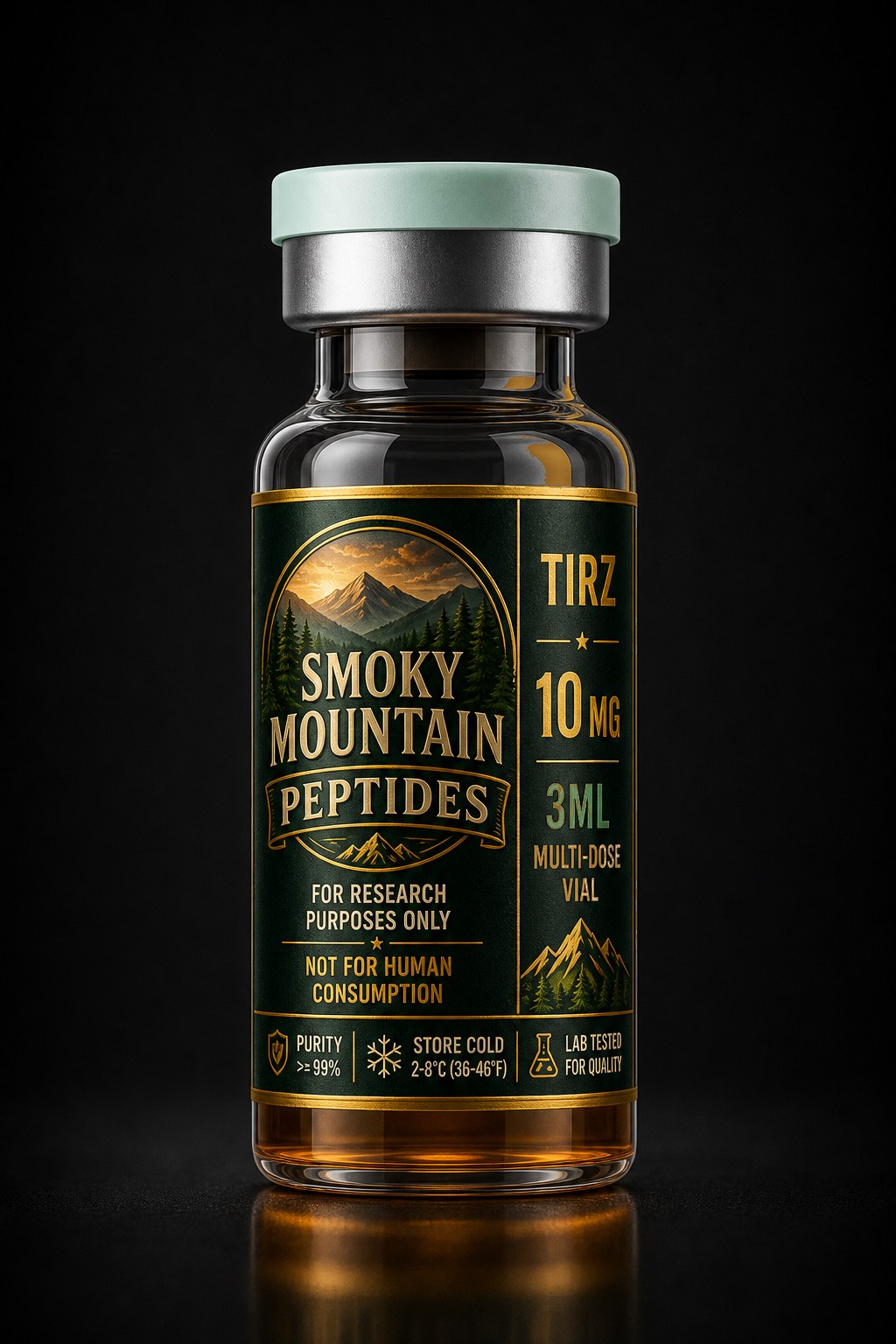 Tirzepatide vial mockup